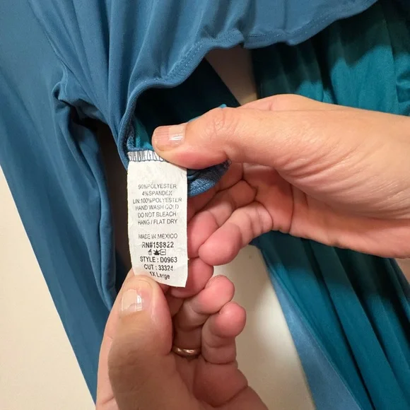 Fashion Nova Blue Midi Dress - Picture 4 of 4